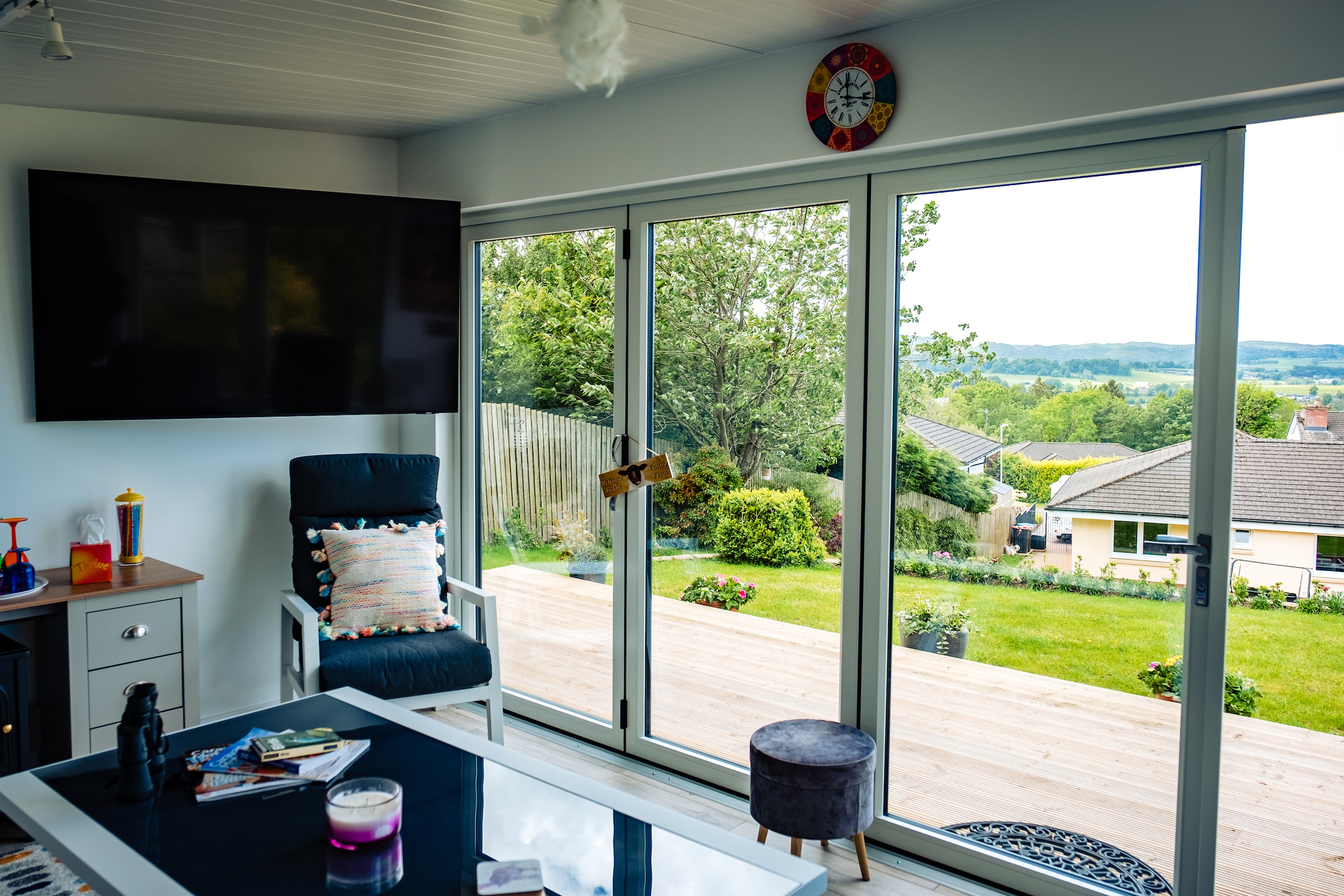 About Us Garden Rooms Scotland room with a view out over a garden your perfect garden room