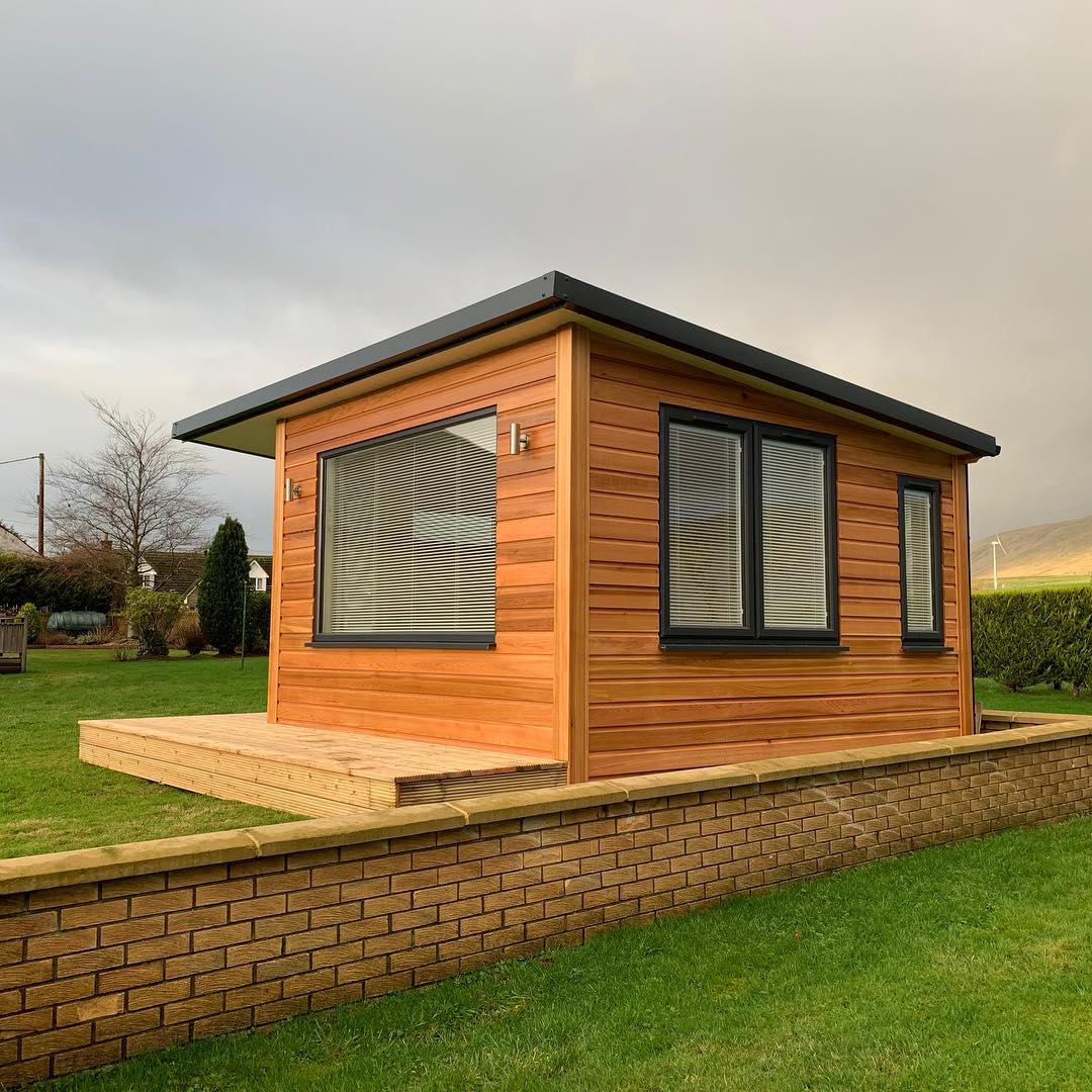 garden room office designed and built by garden rooms